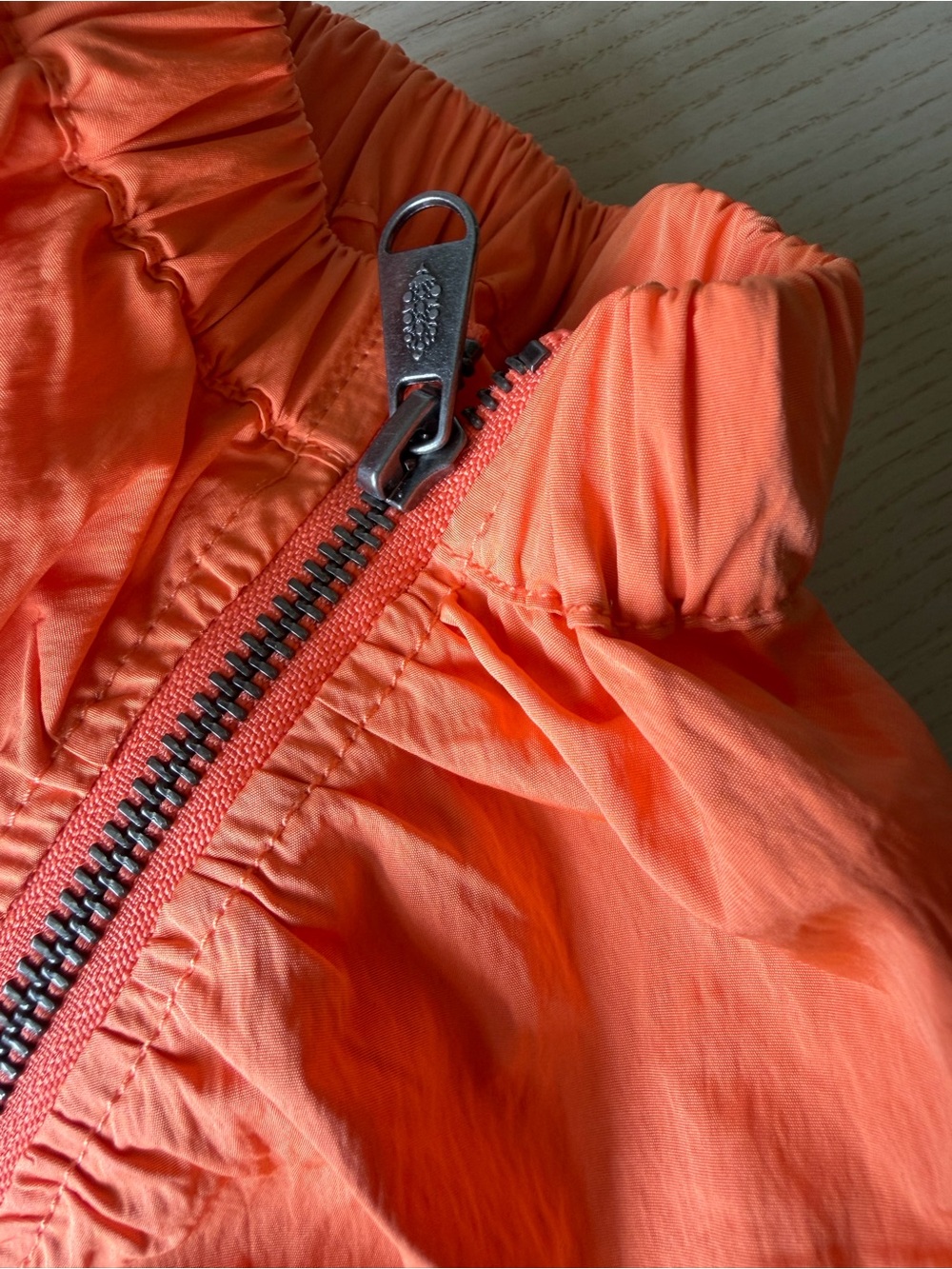 FP Movement Free People Ruched Ankle Zip Track Pant Joggers Orange XS - Picture 4 of 5